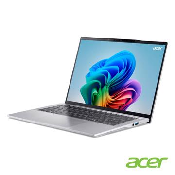ACER Swift 14 AI筆電 銀(硬碟升級) (R9-365/32GB/1TB+2TB SSD/W11)