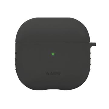 LAUT萊德 AirPods 4 矽膠防塵保護殼-黑