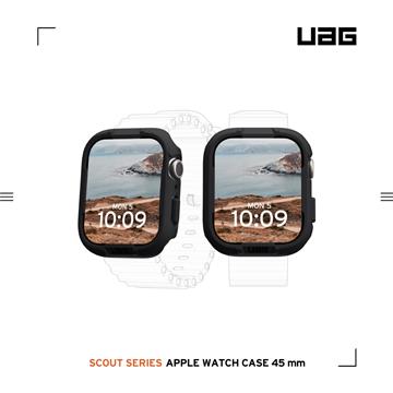 UAG Apple Watch 45mm 耐衝擊保護殼V2-黑