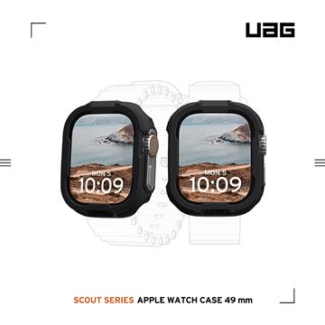 UAG Apple Watch 49mm 耐衝擊保護殼V2-黑