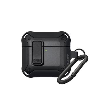 LAUT萊德 AirPods 4耐衝擊硬式保護殼-黑