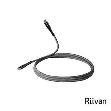 Riivan USB-C TO C 100W快充傳輸線2M-灰