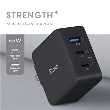 Riivan 65W GaN氮化鎵充電器-黑