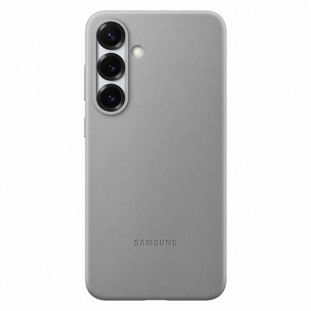 SAMSUNG Galaxy S25+ 純素皮革保護殼-灰