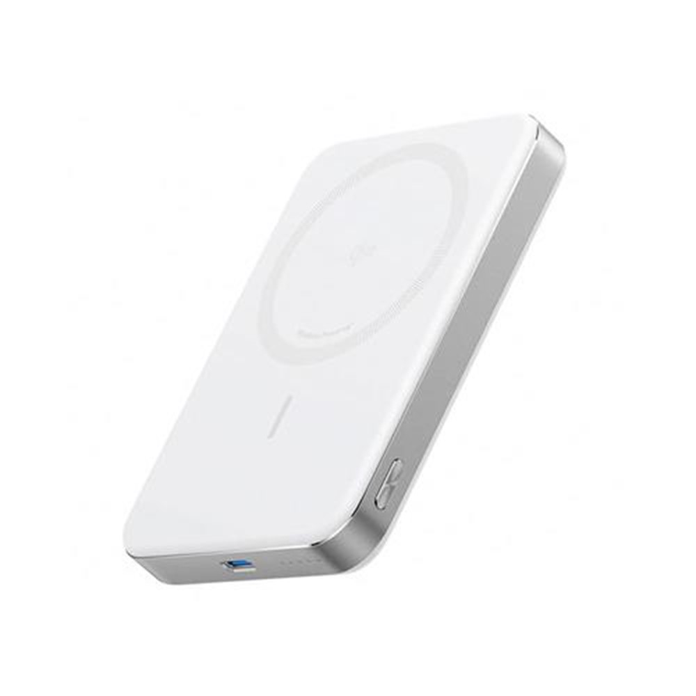 Anker A1664 Qi2 磁吸行動電源10000mAh-白