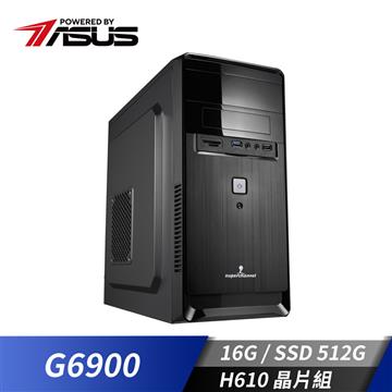華碩平台[荒古騎士]效能電腦 (G6900/16G/512G_SSD)