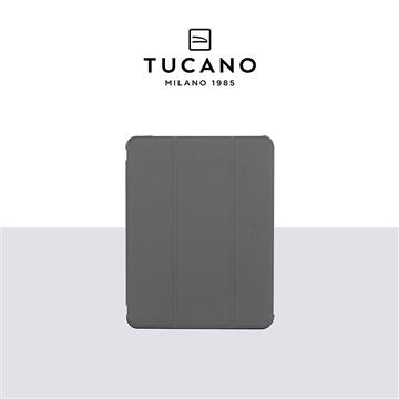 TUCANO iPad Air 11 透明背版軍規防摔殼-灰