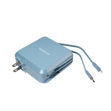 MUNICHI MR.100行動電源10000mAh-霧霾藍