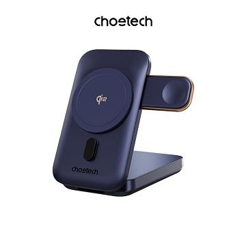Choetech Qi2磁吸三合一行動電源10000mAh