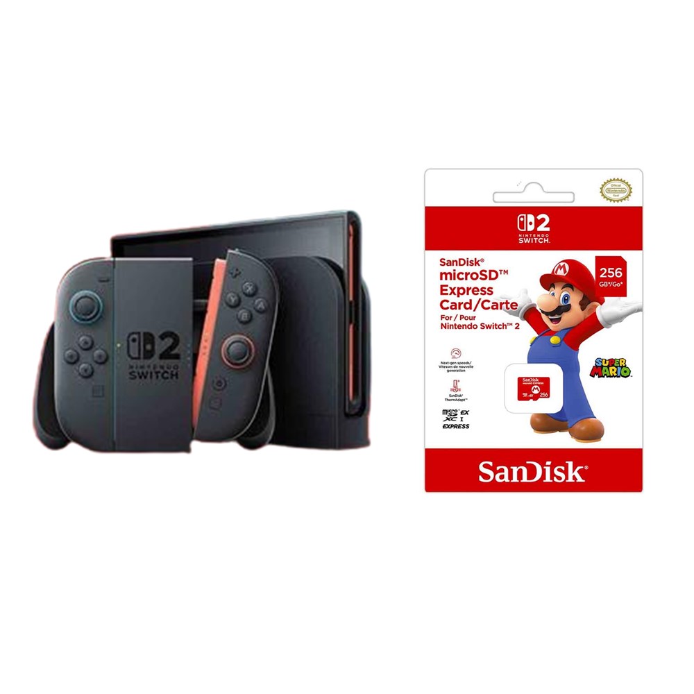 【組合】Nintendo Switch 2 主機+256G專用記憶卡