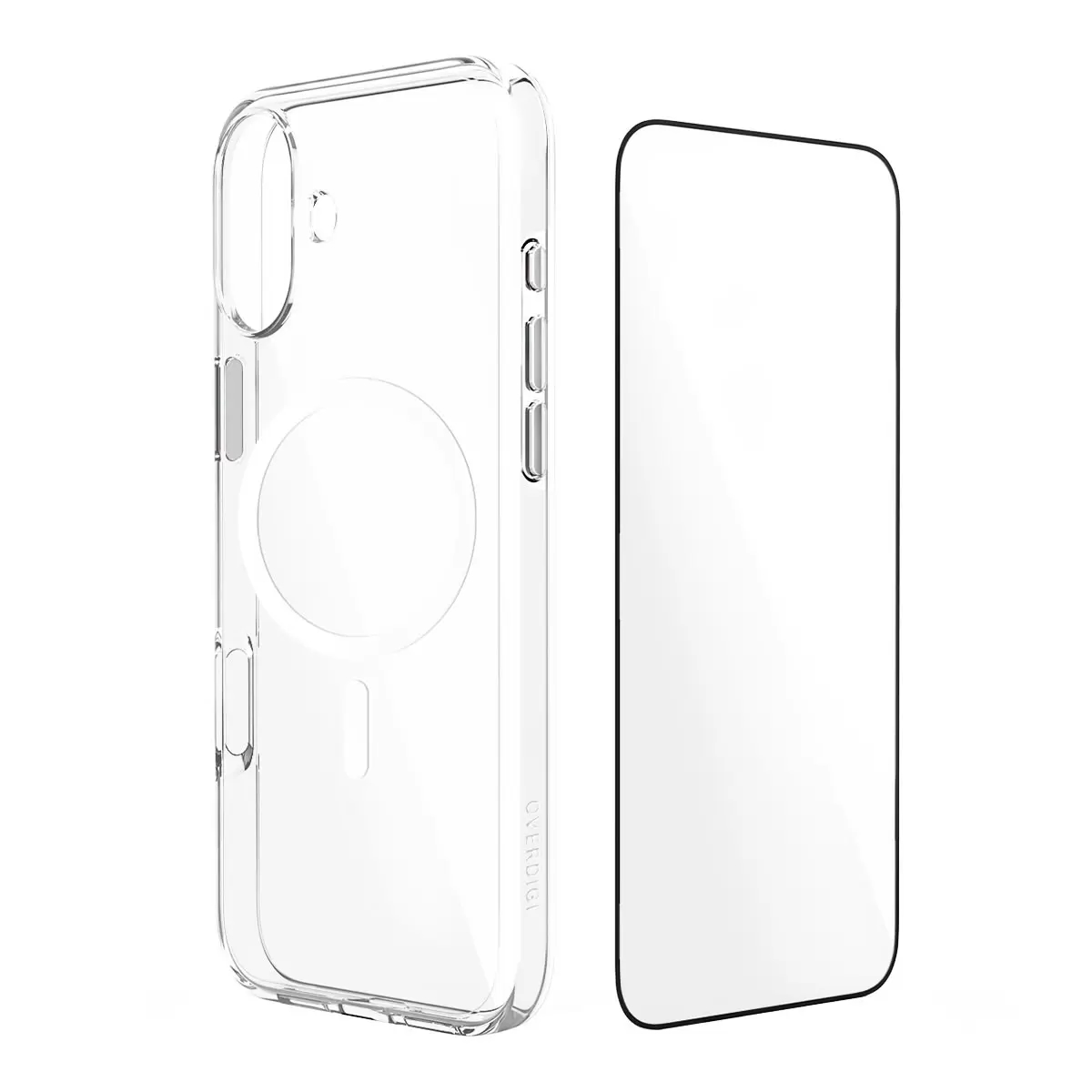 OVERDIGI i16 Plus 磁吸抗黃防摔透明殼