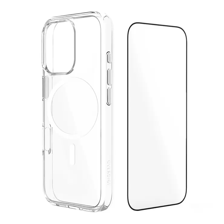 OVERDIGI i16 Pro 磁吸抗黃防摔透明殼