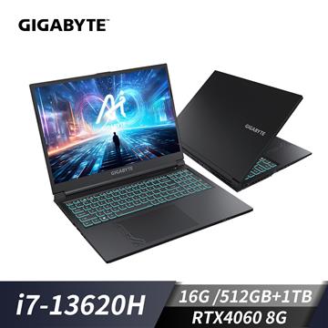 技嘉 G6 16吋 特仕筆電-黑 (i7-13620H/16G/512G+1TB/RTX4060/W11)
