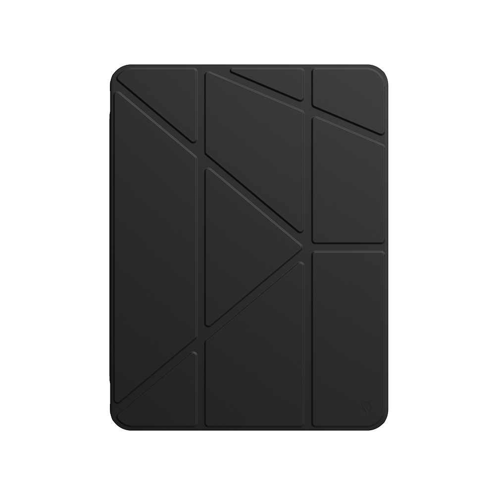 JTL iPad 11吋筆槽透明防摔殼-曜黑