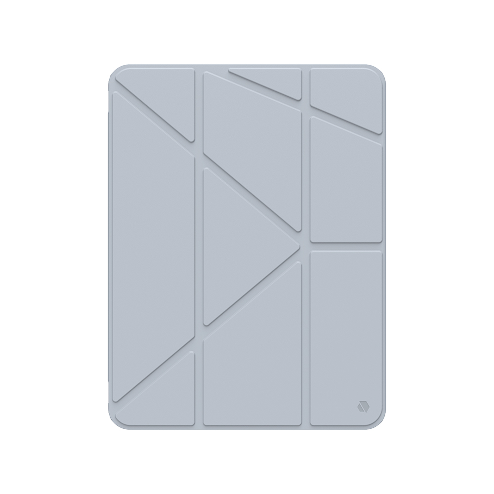 JTL iPad 11吋筆槽透明防摔殼-冰藍