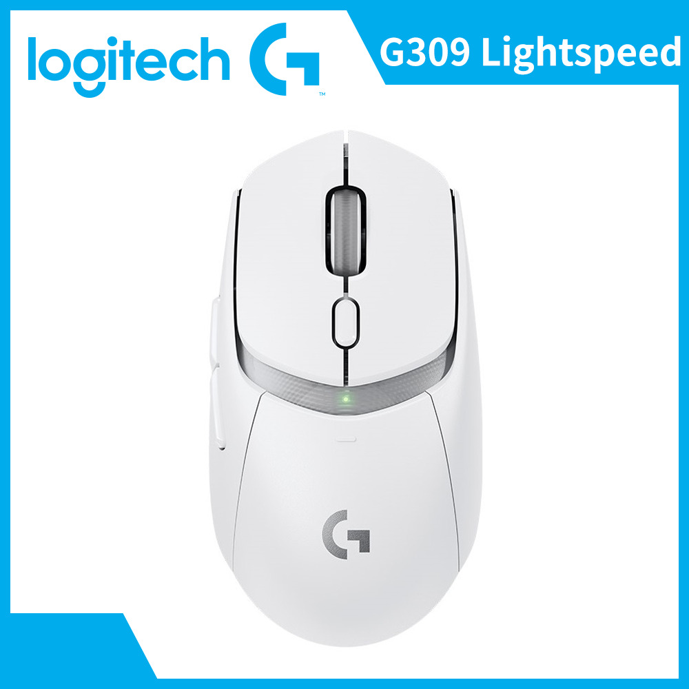 羅技Logitech G309 LIGHTSPEED雙模無線遊戲滑鼠-白