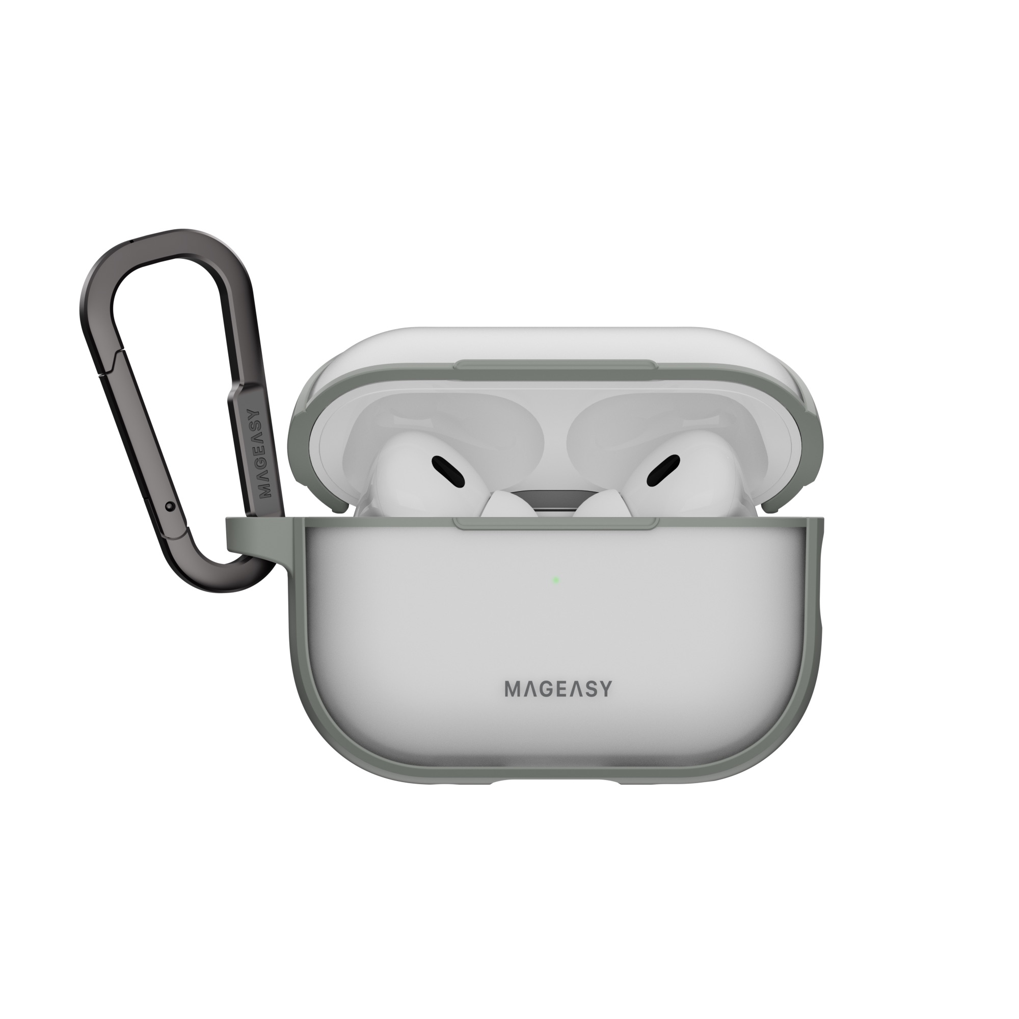 MAGEASY AirPods Pro 2 Roam 霧透殼-灰