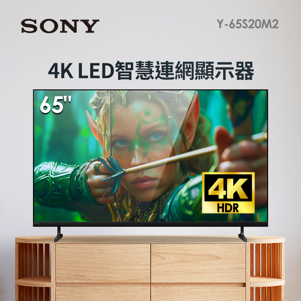 SONY 65型4K LED智慧連網顯示器