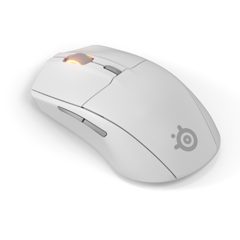 賽睿 Rival 3 Gen 2無線電競滑鼠-霧澈白