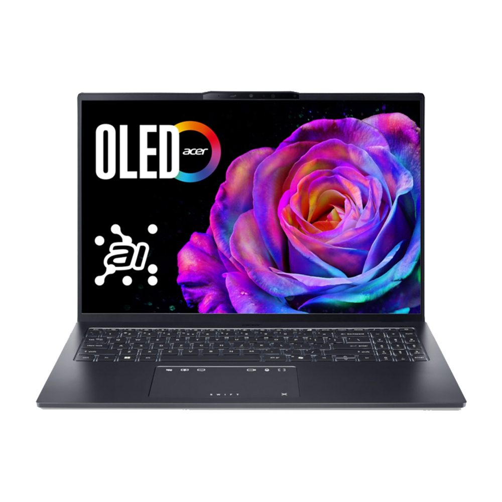 ACER Swift Go 16 AI筆電 灰(硬碟升級) (Ultra 7 255H/32G/1TB+1TB SSD/W11)